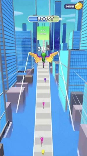 起伏的自行车游戏截图