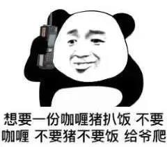 想要一份咖喱猪扒饭表情包