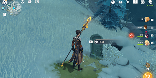 原神龙脊雪山石碑位置在哪