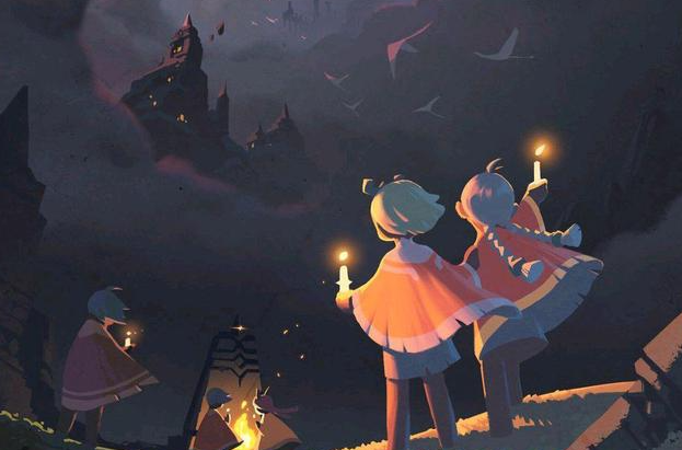 光遇三人背背遁地教程