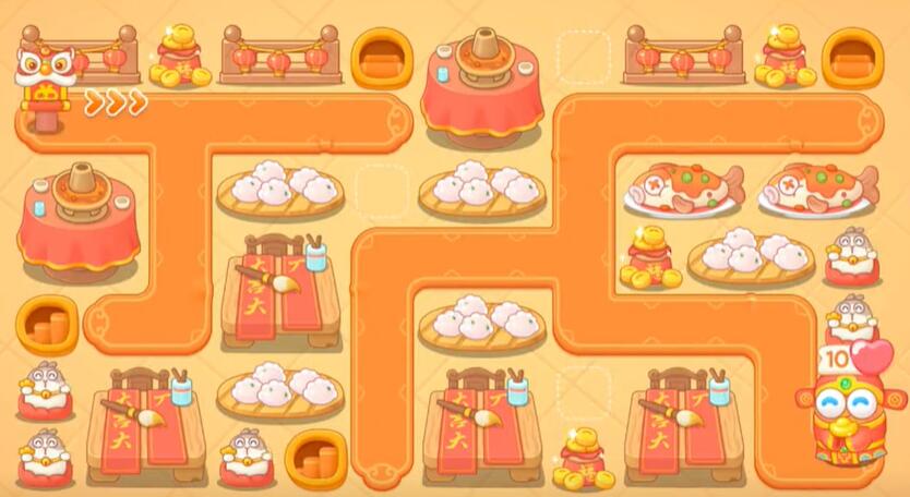 保卫萝卜4福神大作战第9关攻略