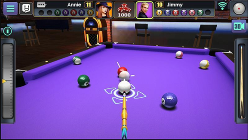 3d台球截图