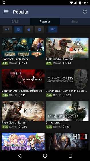 steam手机版app截图