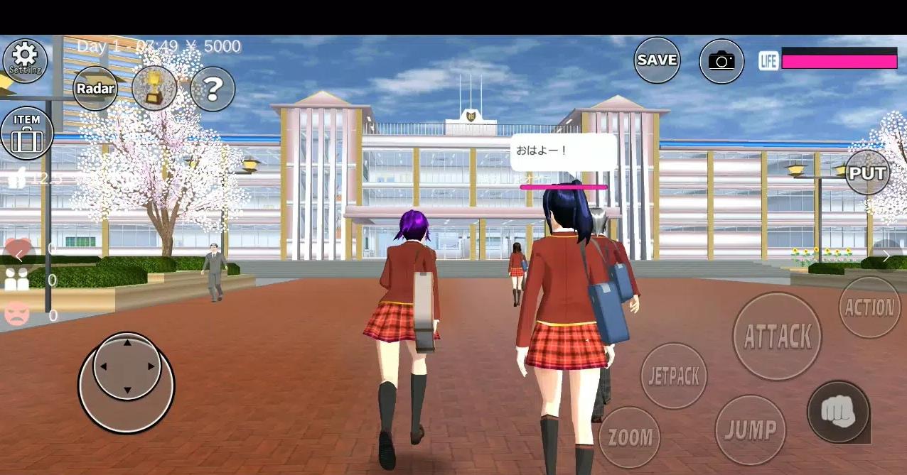 樱花校园SAKURA英文版截图