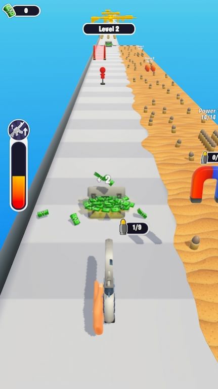 拉动弹药跑酷截图