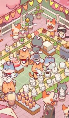 猫猫空闲餐厅游戏截图