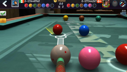 真实台球截图