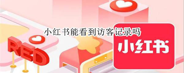 《小红书》有访客记录吗