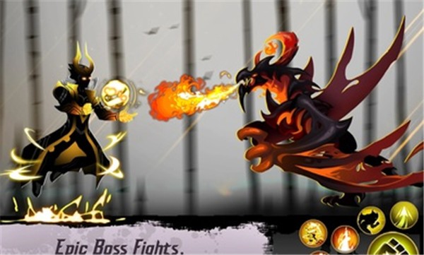 阴影战士火柴人勇士队截图