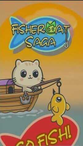贪吃猫钓鱼手游截图