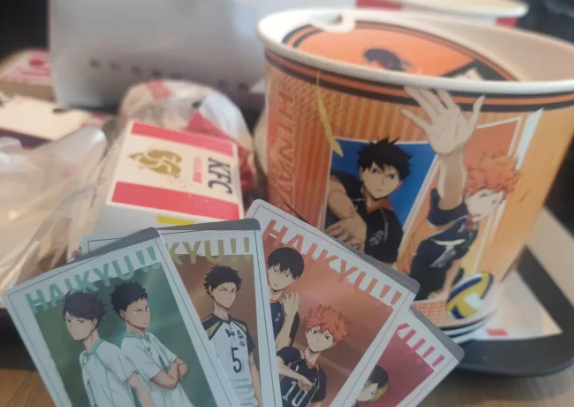 kfc排球少年哪些城市有联动门店