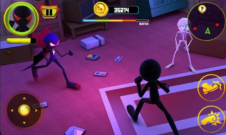 火柴人之闹鬼的酒店手游截图