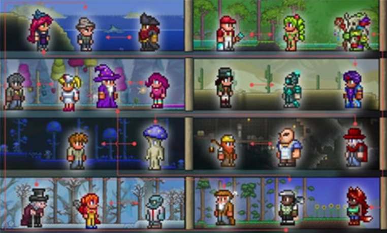 泰拉瑞亚npc最佳分配方案