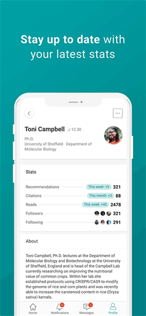 researchgate安卓版截图