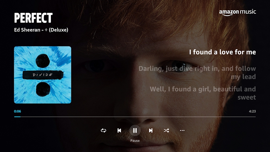 亚马逊音乐截图