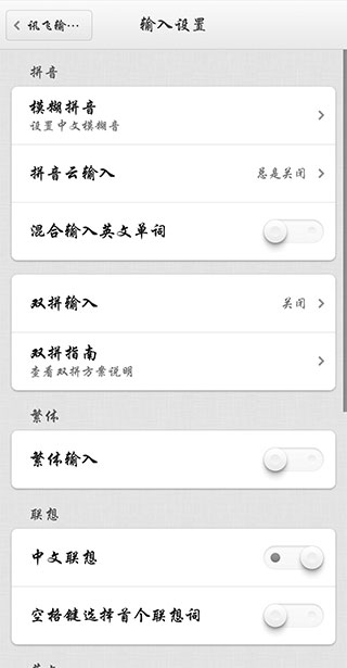 讯飞输入法锤子定制版截图