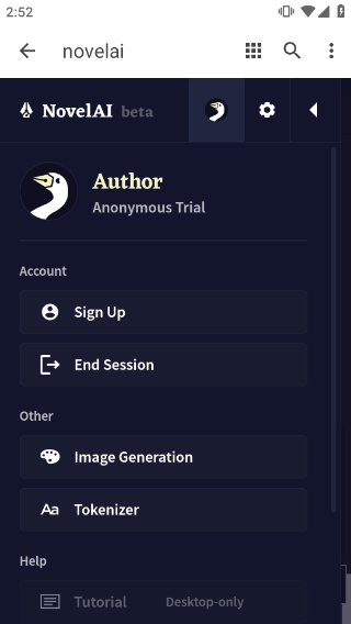 novelai手机版截图