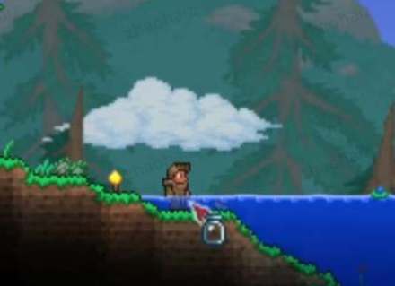 泰拉瑞亚玻璃瓶怎么装水