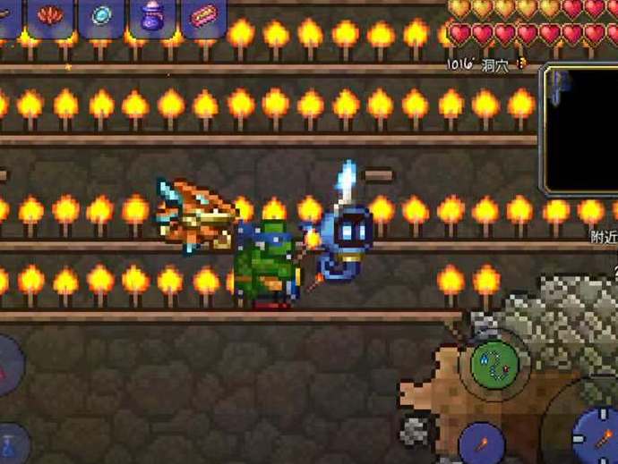 泰拉瑞亚火把神召唤方法