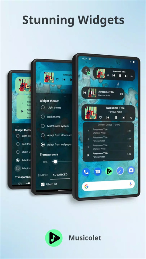 Musicolet Music Player截图