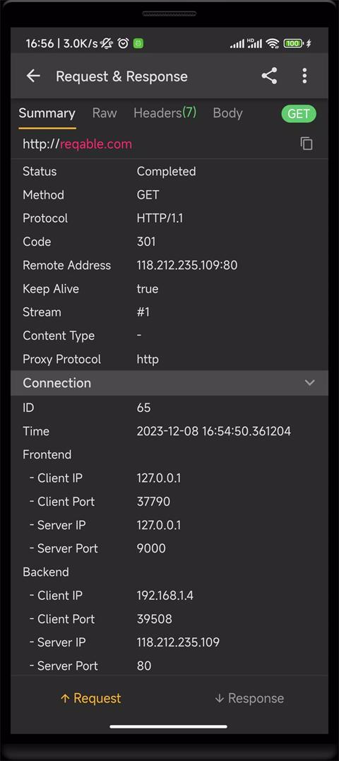 黄鸟抓包旧版本截图