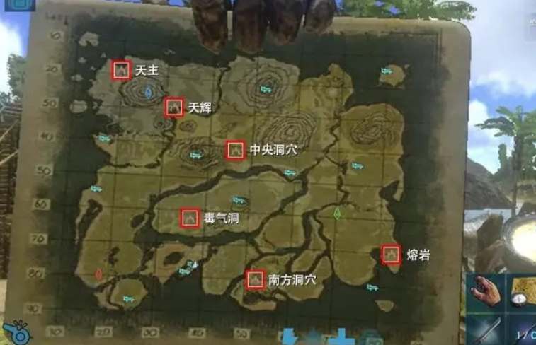 方舟生存进化神器矿洞位置一览