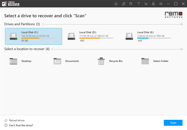 Remo Recover截图