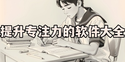 提升专注力的软件大全