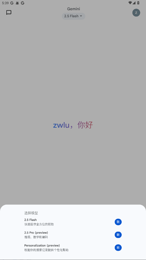 google gemini截图2