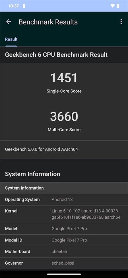 geekbench6安卓版截图