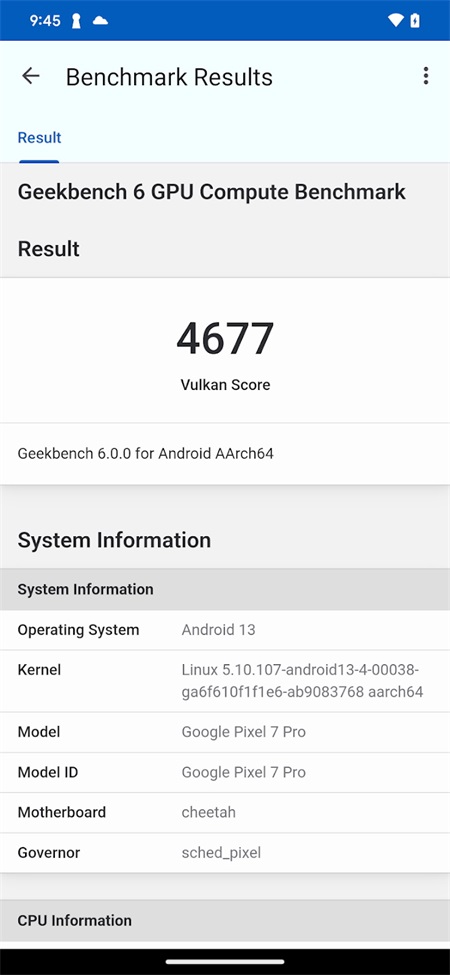 GeekBench6汉化版截图