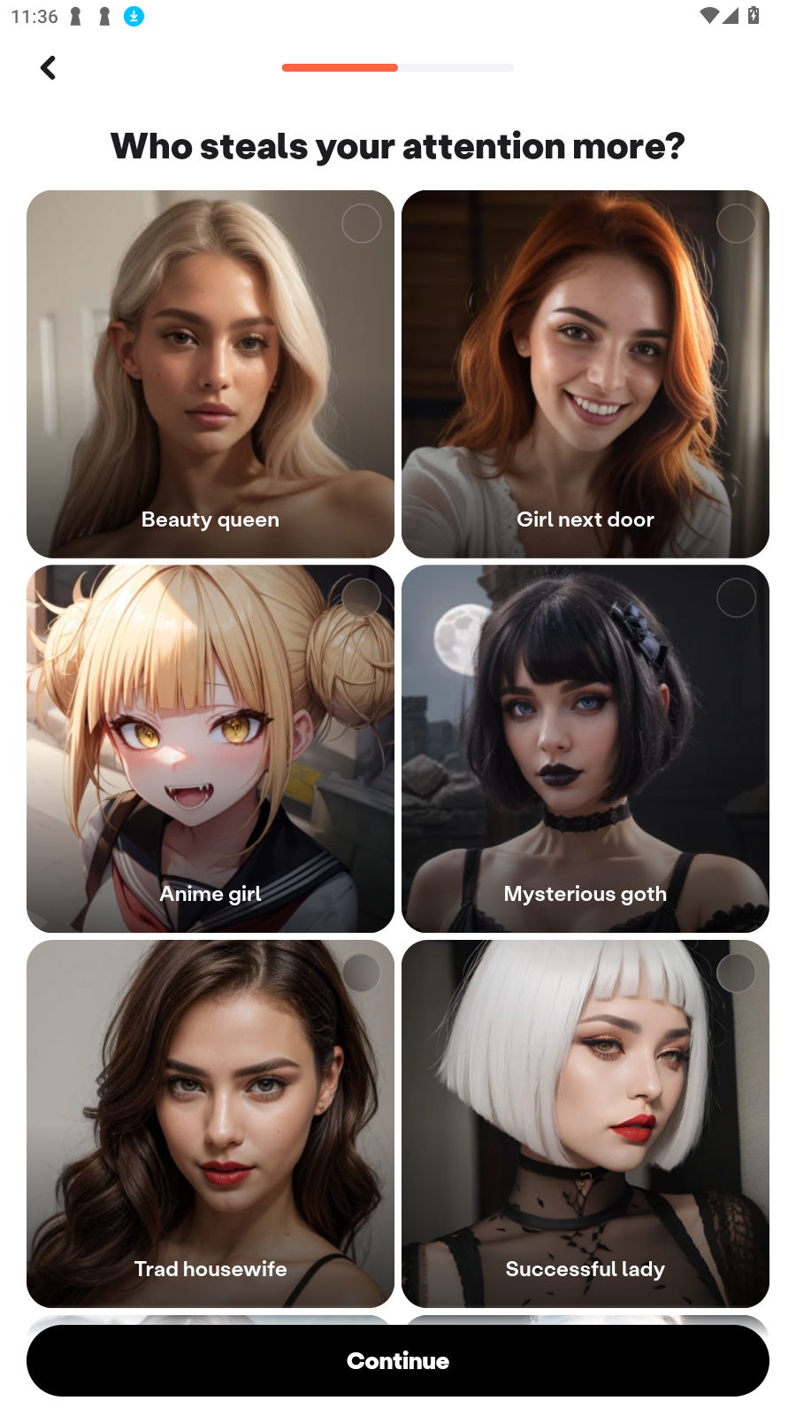 Blush AI聊天截图