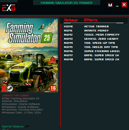 模拟农场25修改器截图