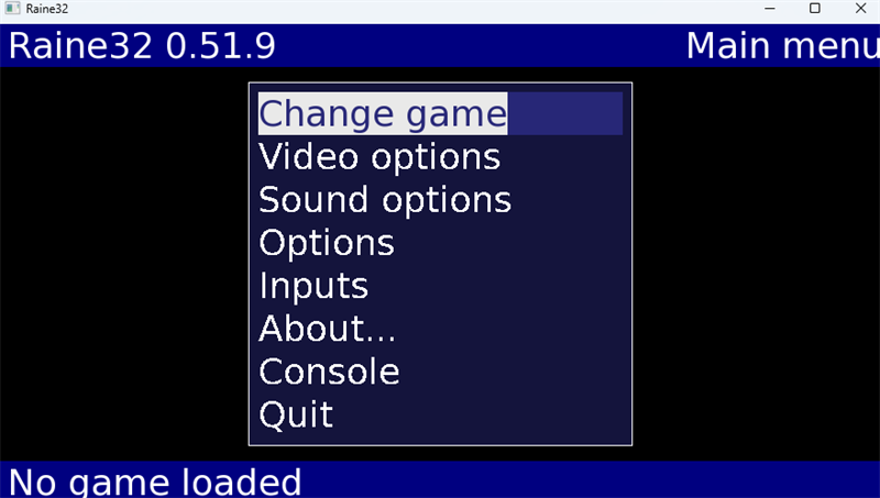 raine街机模拟器截图