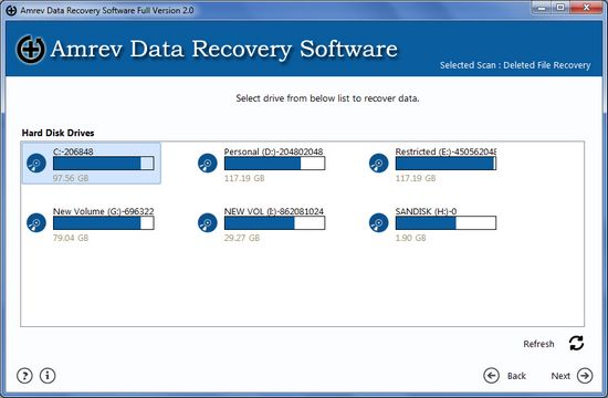 Amrev Data Recovery截图