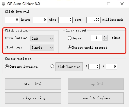 AutoClicker连点器截图
