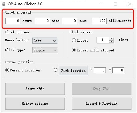 AutoClicker连点器截图