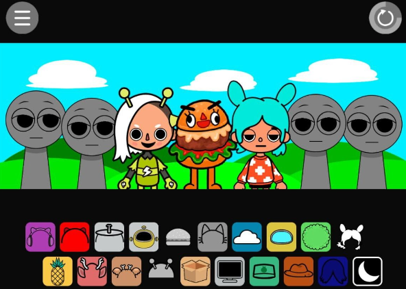 节奏盒子sprunki托卡版截图