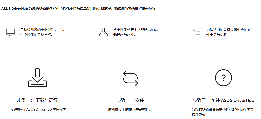 华硕主板驱动截图