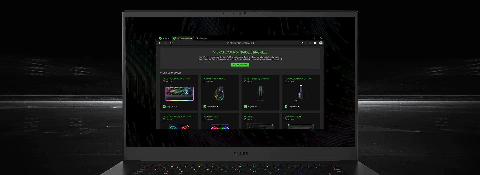 雷蛇鼠标宏截图