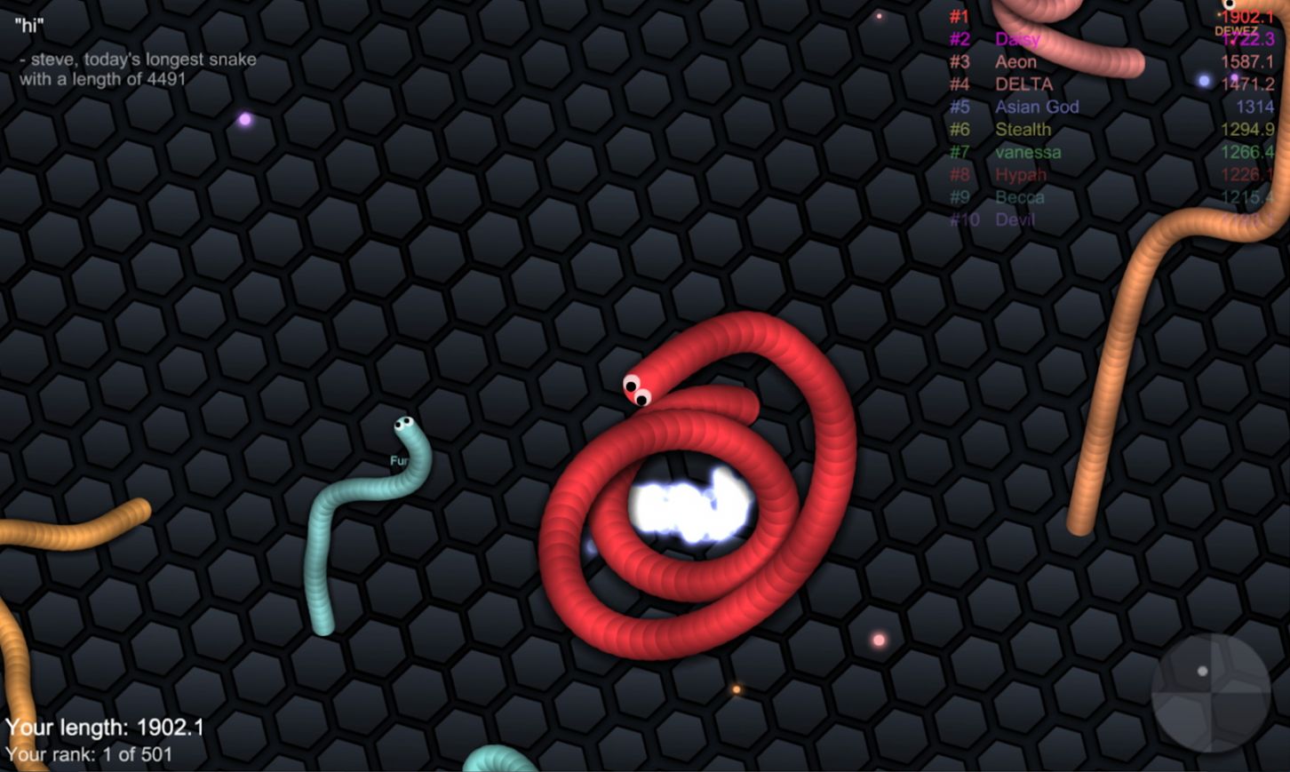 slither.io手游截图