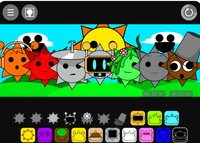 节奏盒子sprunki太阳版截图