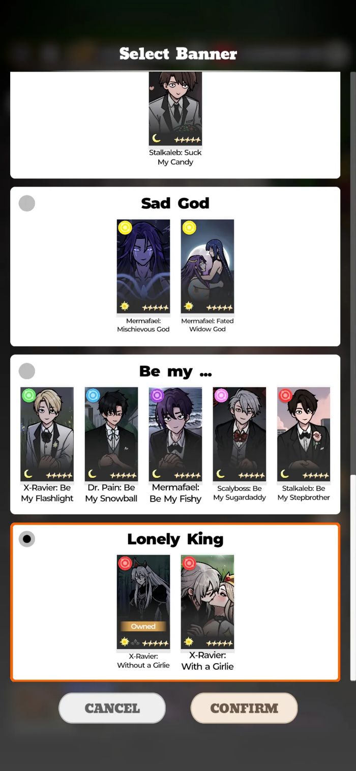 恋与深空同人抽卡截图