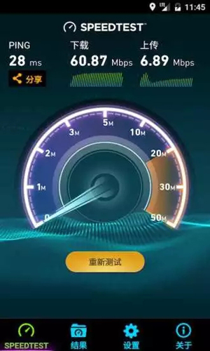 Speedtest截图