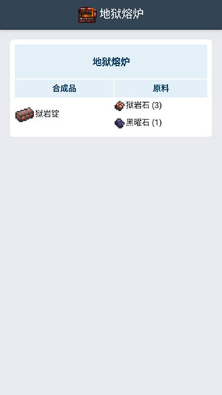 泰拉瑞亚合成表截图