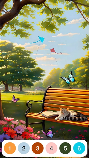 乐涂数字填色截图