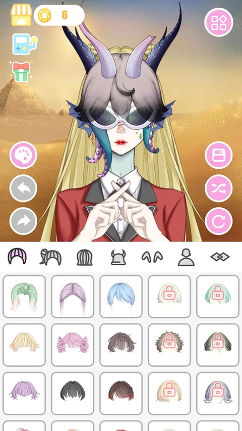 怪物女孩换装截图