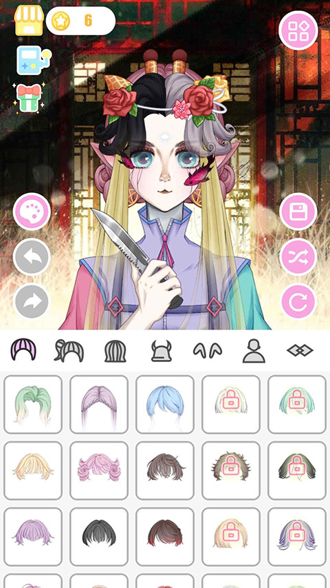 怪物女孩换装截图