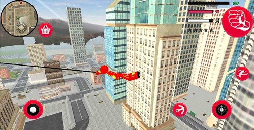 火柴人绳索英雄钢铁侠截图