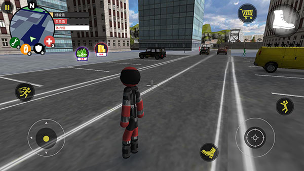 火柴人绳索英雄钢铁侠截图